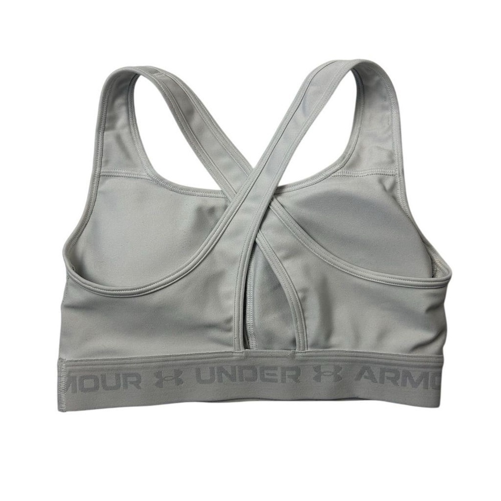 Under Armour Women's White Compression‎ Sports Bra Size S Racerback